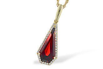 A318-74638: NECK 4.00 GARNET 4.17 TGW