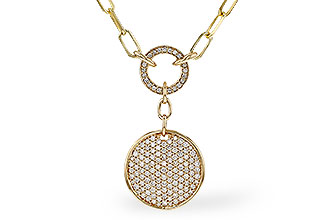A320-56474: NECKLACE .92 TW (17")