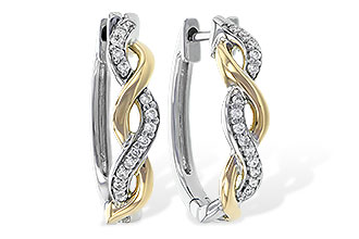 B235-09256: EARRINGS .15 TW