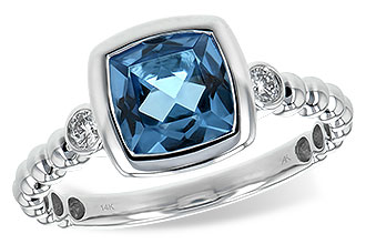 B235-11056: LDS RG 1.57 BLUE TOPAZ 1.65 TGW