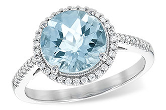 C236-05574: LDS RG 2.08 AQUAMARINE 2.27 TGW