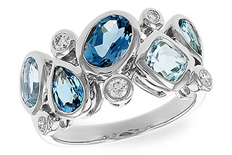 C319-69183: LDS RG 2.57 BLUE TOPAZ TW 2.75 TGW