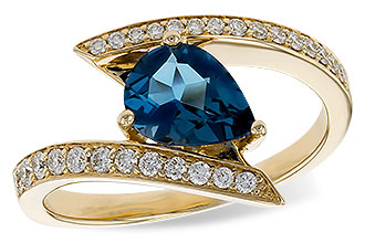 C320-55574: LDS RG 1.04 LONDON BLUE TOPAZ 1.28 TGW (8x6MM)