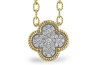 F319-71955: NECKLACE .32 TW (18")