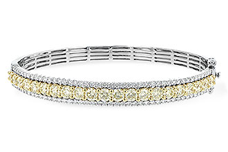 G235-11937: BANGLE 4.20 YELLOW DIAS 5.63 TW