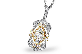 G318-78310: NECKLACE .50 TW