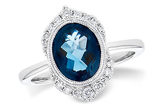 G318-80146: LDS RG 1.86 LONDON BLUE TOPAZ 2.00 TGW