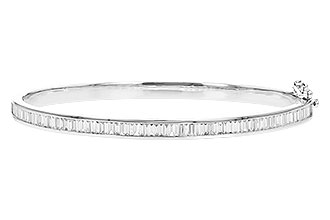 G319-64710: BANGLE 1.02 TW BAGUETTE DIAMONDS