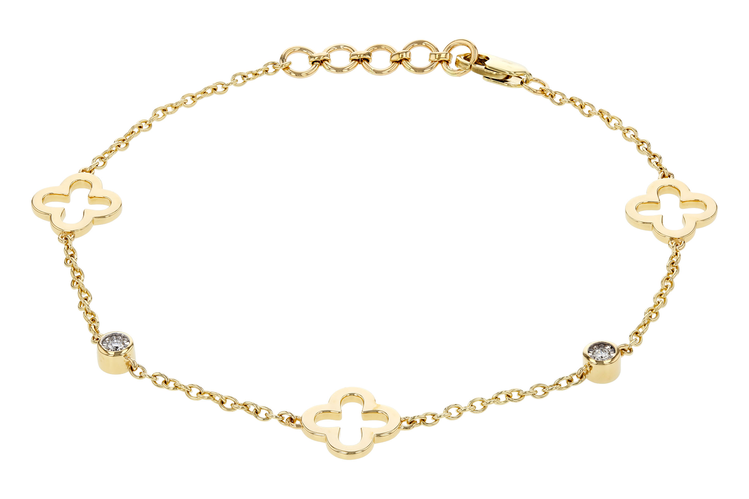 G321-46501: BRACELET .06 TW (7.25")