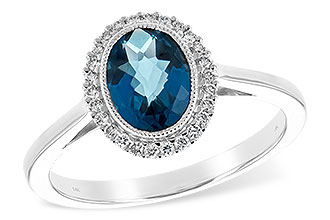 H235-10110: LDS RG 1.27 LONDON BLUE TOPAZ 1.42 TGW