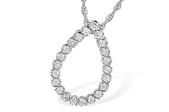 H236-05592: NECKLACE .50 TW