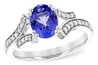 H236-06537: LDS RG 1.15 TANZANITE 1.30 TGW