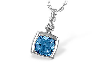 K235-13764: NECK 1.45 BLUE TOPAZ 1.49 TGW