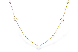 K320-56501: NECKLACE .20 TW (18")