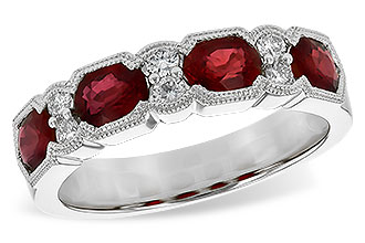 L236-01973: LDS WED RG 1.66 RUBY 1.84 TGW (5x4MM RUBY)