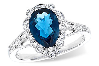 L318-79255: LDS RG 2.25 LONDON BLUE TOPAZ 2.47 TGW (10x7 PS)