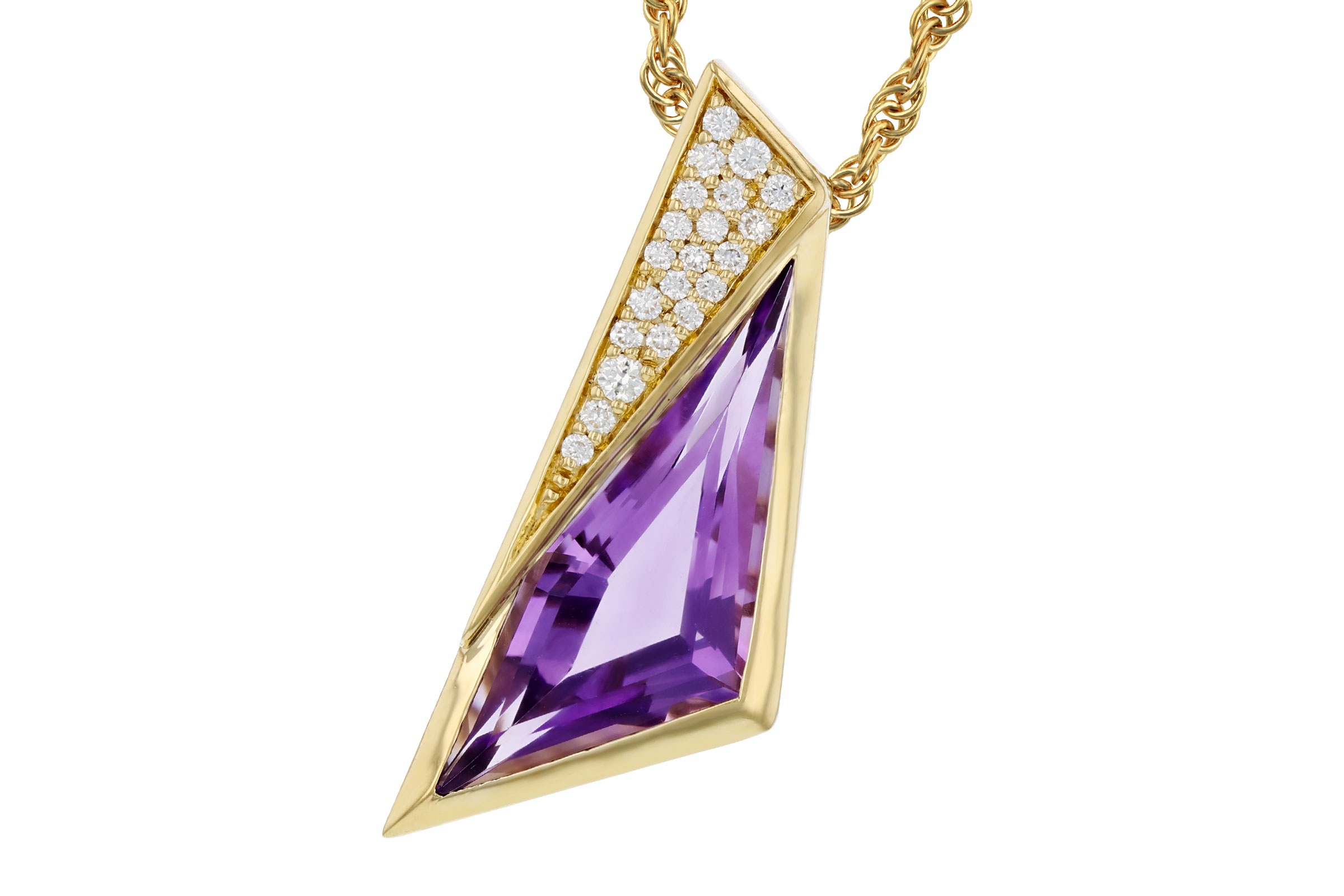 L321-47419: NECKLACE 2.24 AMETHYST 2.33 TGW