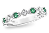 M230-61991: LDS WED RG .15 EMERALD .21 TGW