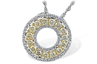 M235-11028: NECK 1.08 YELLOW DIAS 1.55 TW
