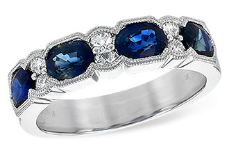 M235-17437: LDS WED RG 1.72 SAPPHIRE 1.90 TGW (5x4MM SAPP)