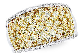 M319-66491: LDS DIA WED RG 1.53 YELLOW DIAS 1.75 TW